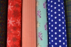 Polar Fleece mit Motiven