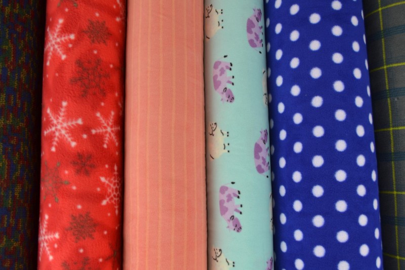 Polar Fleece mit Motiven