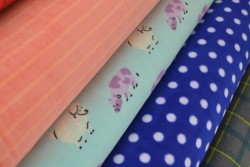 Polar Fleece mit Motiven