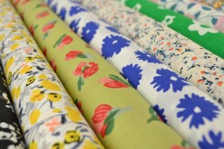 Baumwolle Popeline mit Motiven blumen 2/2
