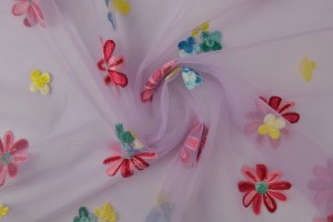 Mesh embroidered 02-2