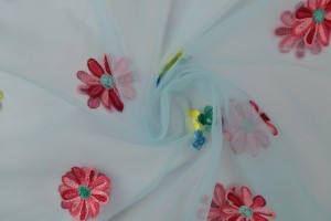 Mesh embroidered 02-3