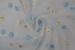 Mesh embroidered 03-1