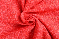 French Terry melange 01 rot